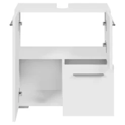Wastafelkasten-Badplaats Wastafel Onderkast Mars 60 x 30 x 60 cm - Wit - Badkamerkast – Staand