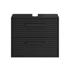 Wastafelkasten-Badplaats Wastafel Onderkast Etna 60 x cm 35 cm x 50 cm - Mat Zwart -