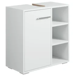 Wastafelkasten-Badplaats Wastafel Onderkast Neptunus 60 x 28 x 60 cm - Wit - Badkamerkast –