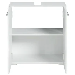 Wastafelkasten-Badplaats Wastafel Onderkast Jupiter 60 x 30 x 60 cm - Wit - Badkamerkast –