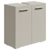 Badplaats Wastafel Onderkast Jupiter 60 x 30 x 60 cm - Beige - Badkamerkast –