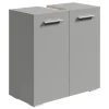 Badplaats Wastafel Onderkast Jupiter 60 x 30 x 60 cm - Mat Grijs - Badkamerkast