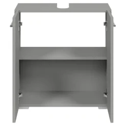 Badplaats Wastafel Onderkast Jupiter 60 x 30 x 60 cm - Mat Grijs - Badkamerkast