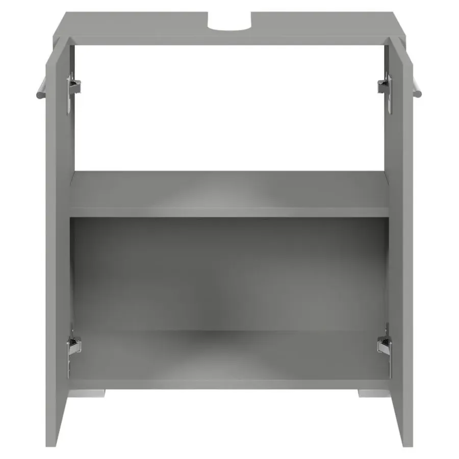 Badplaats Wastafel Onderkast Jupiter 60 x 30 x 60 cm - Mat Grijs - Badkamerkast