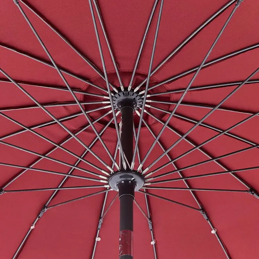 Beliani BAIA - Parasol - Rood - 270 cm - Polyester