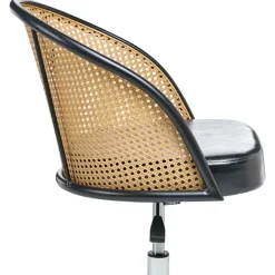 Bureaustoelen|Bureaustoelen-Leen Bakker BALTIMORE - Bureaustoel - Zwart - Kunstleer