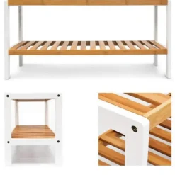IVOL Bamboe schoenenrek 2 laags