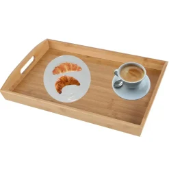 Dienbladen-Bambou & Co Dienblad/serveerblad Breakfast - bamboe