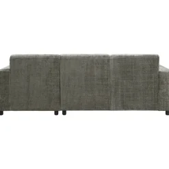 Hoekbanken-Leen Bakker Bank Aberdeen met chaise longue rechts - Cremona - grijs