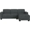Leen Bakker Bank Aberdeen met chaise longue rechts - Kansas - grijs