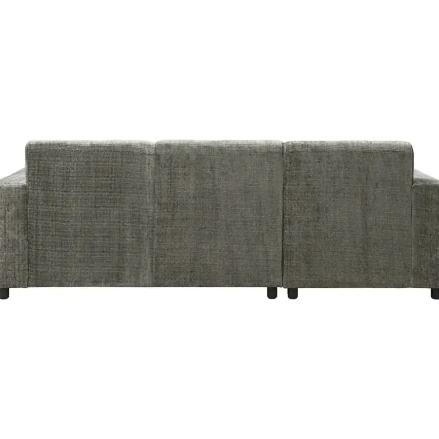 Leen Bakker Bank Aberdeen met chaise longue links - Cremona - grijs