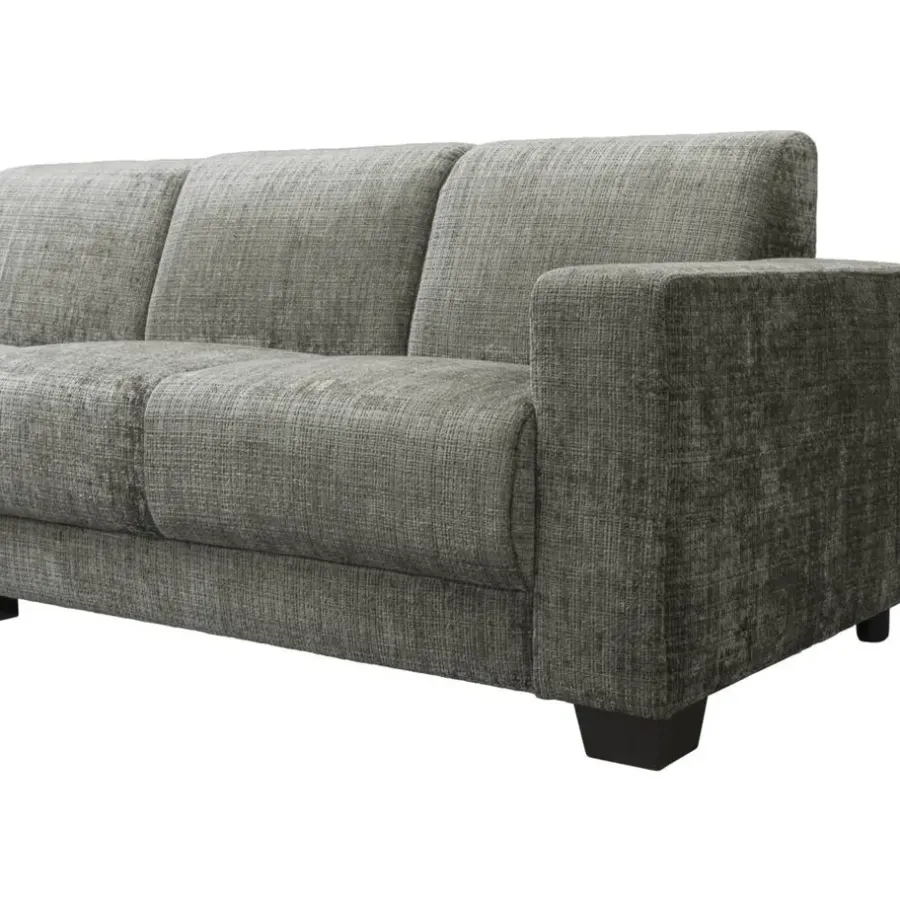 Leen Bakker Bank Aberdeen met chaise longue links - Cremona - grijs