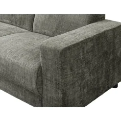 Leen Bakker Bank Aberdeen met chaise longue links - Cremona - grijs