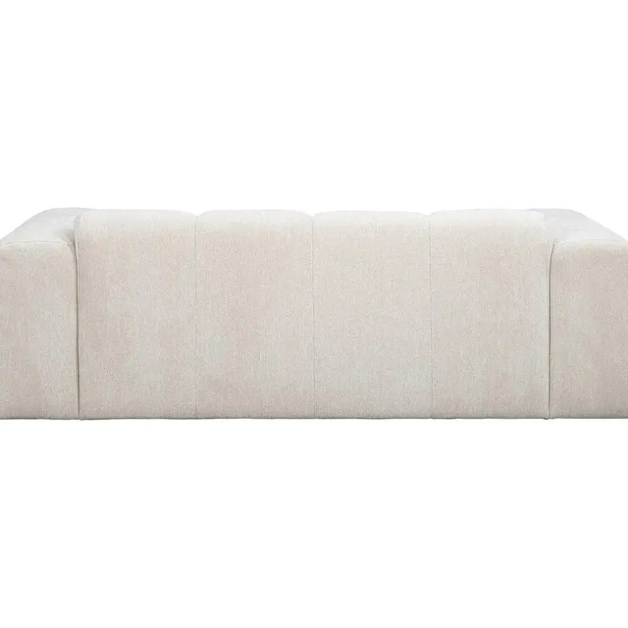 2-Zits Banken-Leen Bakker Bank Beau 2-zits - stof Raven - beige