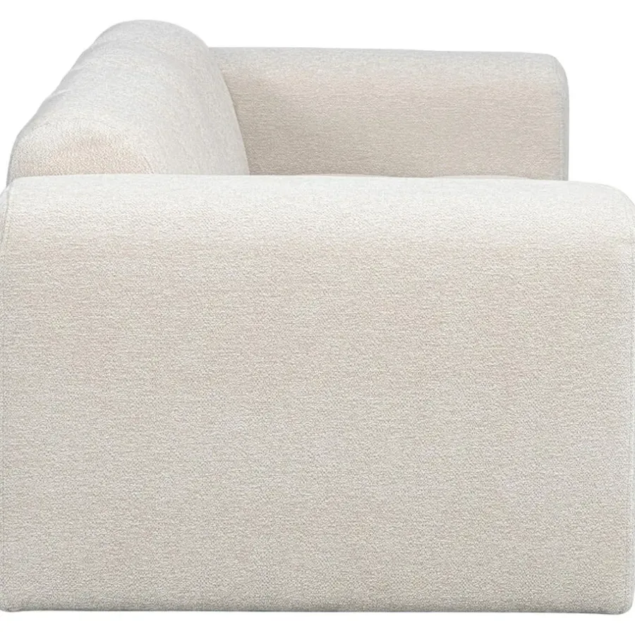 2-Zits Banken-Leen Bakker Bank Beau 2-zits - stof Raven - beige
