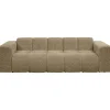 Leen Bakker Bank Beau 3-zits - stof Raven - taupe