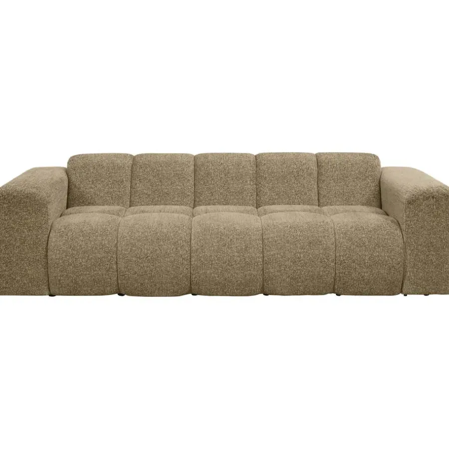 Leen Bakker Bank Beau 3-zits - stof Raven - taupe