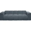 Leen Bakker Bank Beau 3-zits - stof Raven - donkerblauw