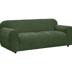 Leen Bakker Bank Bibi 3-zits - stof Glory - groen