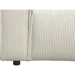 Hoekbanken-Leen Bakker Bank Brooklyn met chaise longue rechts - Soop - crème