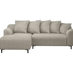 Hoekbanken-Leen Bakker Bank Elsa met chaise longue links - stof Anthology - beige