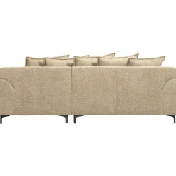 Hoekbanken-Leen Bakker Bank Elsa met chaise longue rechts - taupe