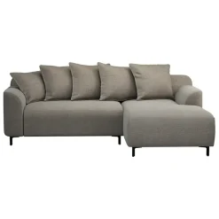 Leen Bakker Bank Elsa met chaise longue rechts - stof Eden - taupe