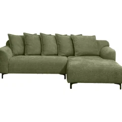 Hoekbanken-Leen Bakker Bank Elsa met chaise longue rechts - stof Anthology - groen