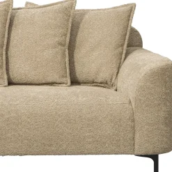 Hoekbanken-Leen Bakker Bank Elsa met chaise longue links - stof Anthology - taupe