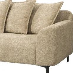 Hoekbanken-Leen Bakker Bank Elsa met chaise longue links - stof Anthology - taupe