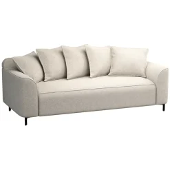 Leen Bakker Bank Elsa 3-zits - stof Eden - beige