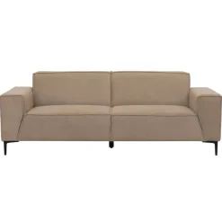 2,5 En 3-Zits Banken-Leen Bakker Bank Romy - 3-zits - stof Curio - beige