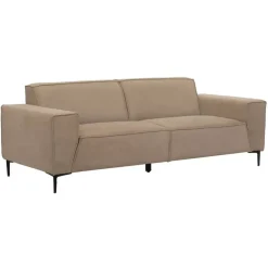 2,5 En 3-Zits Banken-Leen Bakker Bank Romy - 3-zits - stof Curio - beige