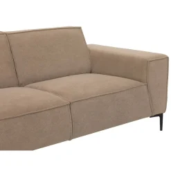 2,5 En 3-Zits Banken-Leen Bakker Bank Romy - 3-zits - stof Curio - beige