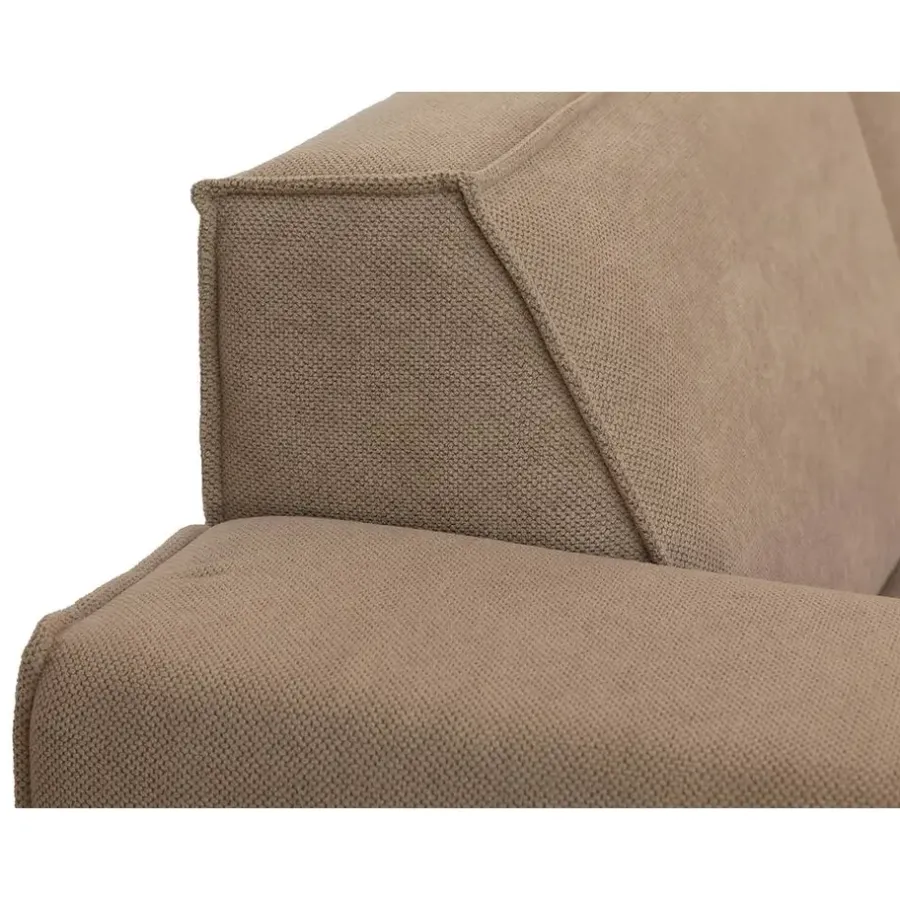 2,5 En 3-Zits Banken-Leen Bakker Bank Romy - 3-zits - stof Curio - beige