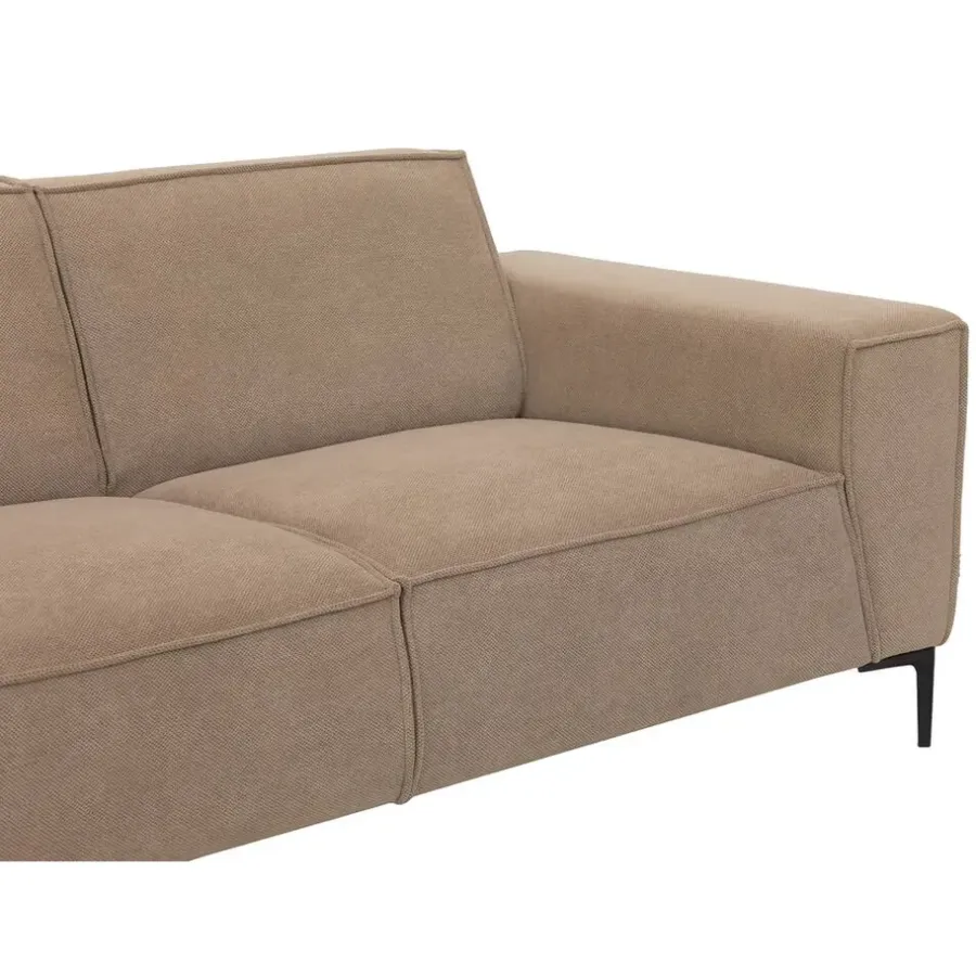 2-Zits Banken-Leen Bakker Bank Romy - 2-zits - stof curio - beige