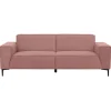 Leen Bakker Bank Romy 3-zits - stof Curio - roze