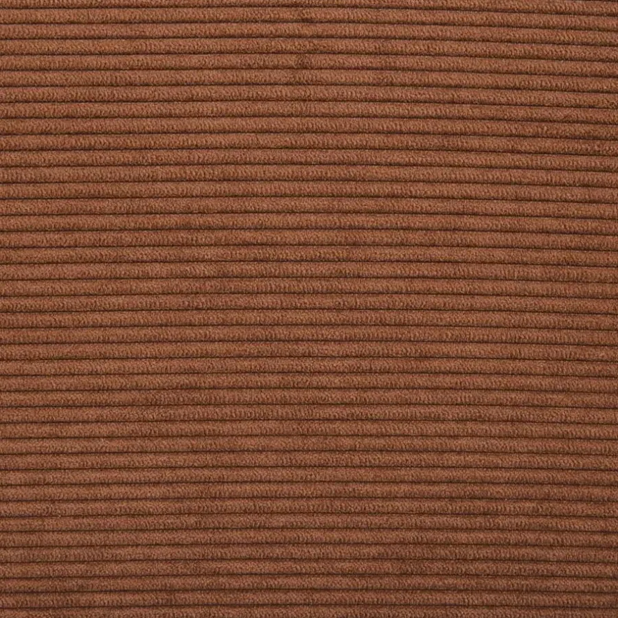 Leen Bakker Bank Siem 2,5-zits - ribstof Fjord - terracotta