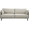 2,5 En 3-Zits Banken-Leen Bakker Bank Siem 3-zits - ribstof Fjord - beige