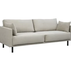 2,5 En 3-Zits Banken-Leen Bakker Bank Siem 3-zits - ribstof Fjord - beige