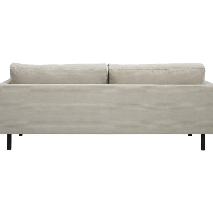 2,5 En 3-Zits Banken-Leen Bakker Bank Siem 3-zits - ribstof Fjord - beige