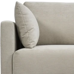 2,5 En 3-Zits Banken-Leen Bakker Bank Siem 3-zits - ribstof Fjord - beige