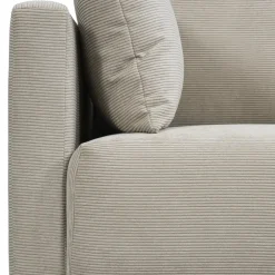 2,5 En 3-Zits Banken-Leen Bakker Bank Siem 3-zits - ribstof Fjord - beige
