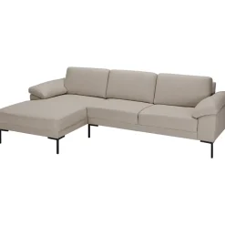 Hoekbanken-Leen Bakker Bank Tom met chaise longue links - Basel - beige