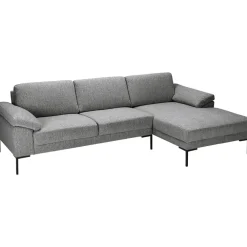 Hoekbanken-Leen Bakker Bank Tom met chaise longue rechts - Monza - grijs