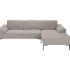Leen Bakker Bank Tom met chaise longue rechts - Monza - beige