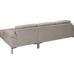 Leen Bakker Bank Tom met chaise longue rechts - Monza - beige