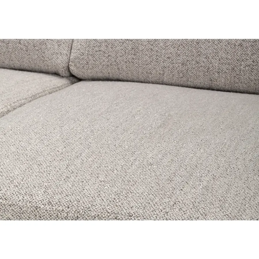 Hoekbanken-Leen Bakker Bank Tom met chaise longue links - Monza - beige