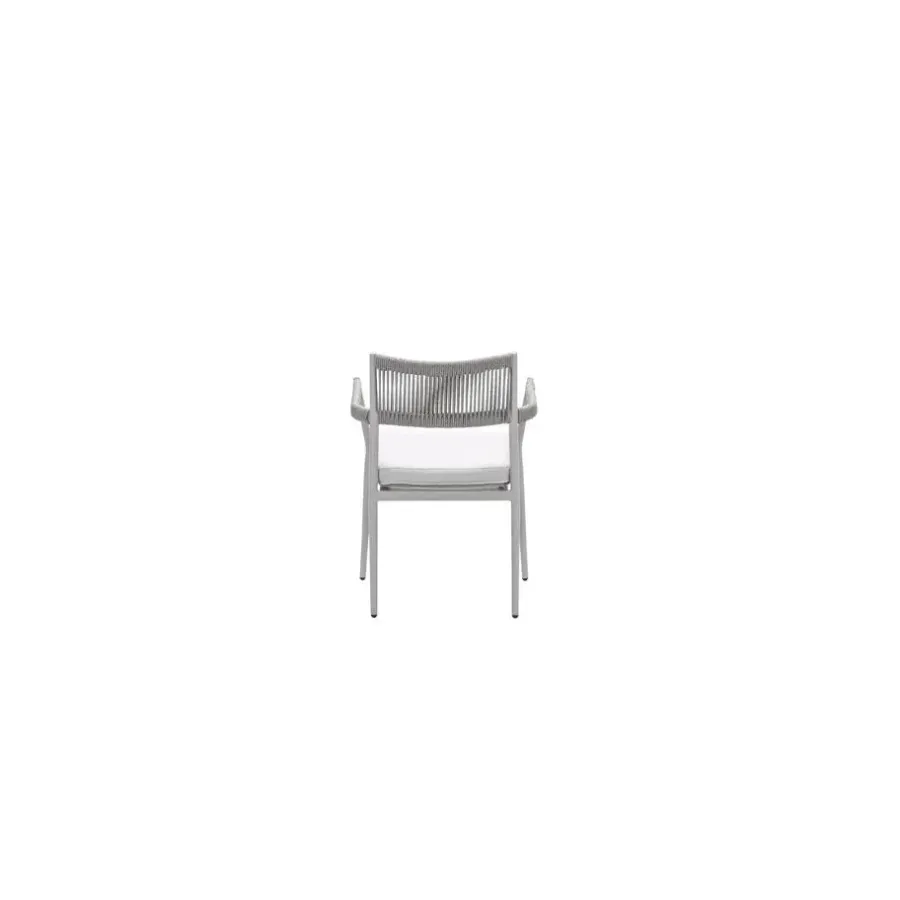 Tuinstoelen-Garden Impressions Barcelona dining fauteuil - taupe - rope grey sand - valley sand