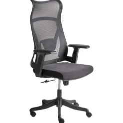 Bureaustoelen|Bureaustoelen-Leen Bakker BARD - Bureaustoel - Zwart - Stof
